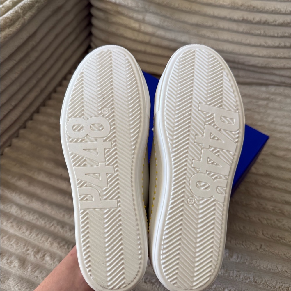 P448 white platform sneakers - Picture 4 of 5